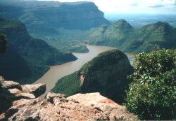 Blick am Viewpoint in Richtung Lowveld