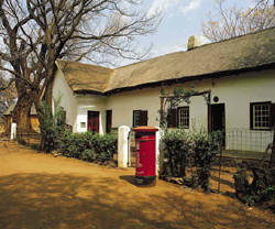 Moffat Haus, nahe der historischen Mission in Kuruman